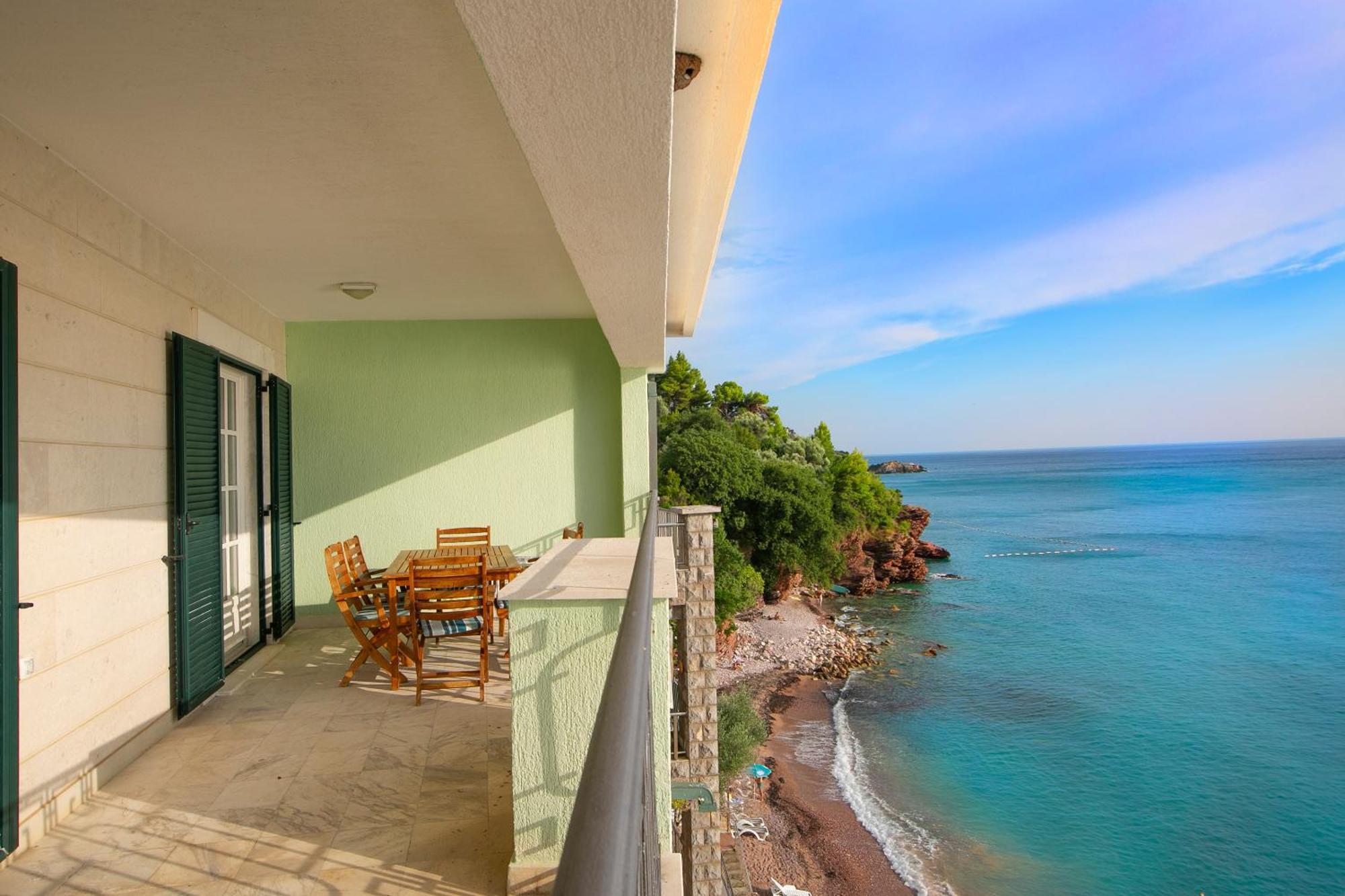 Montesan Luxury Apartment Beach Front Sveti Stefan Extérieur photo