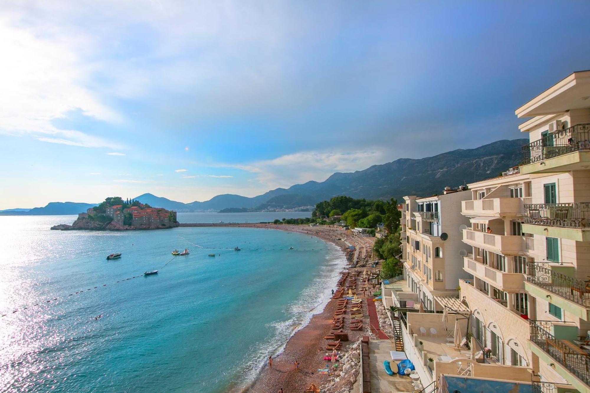 Montesan Luxury Apartment Beach Front Sveti Stefan Extérieur photo